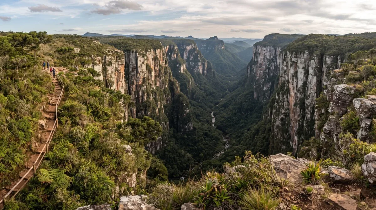 Cambará do Sul combina cânions, cachoeiras e caminhos pela serra