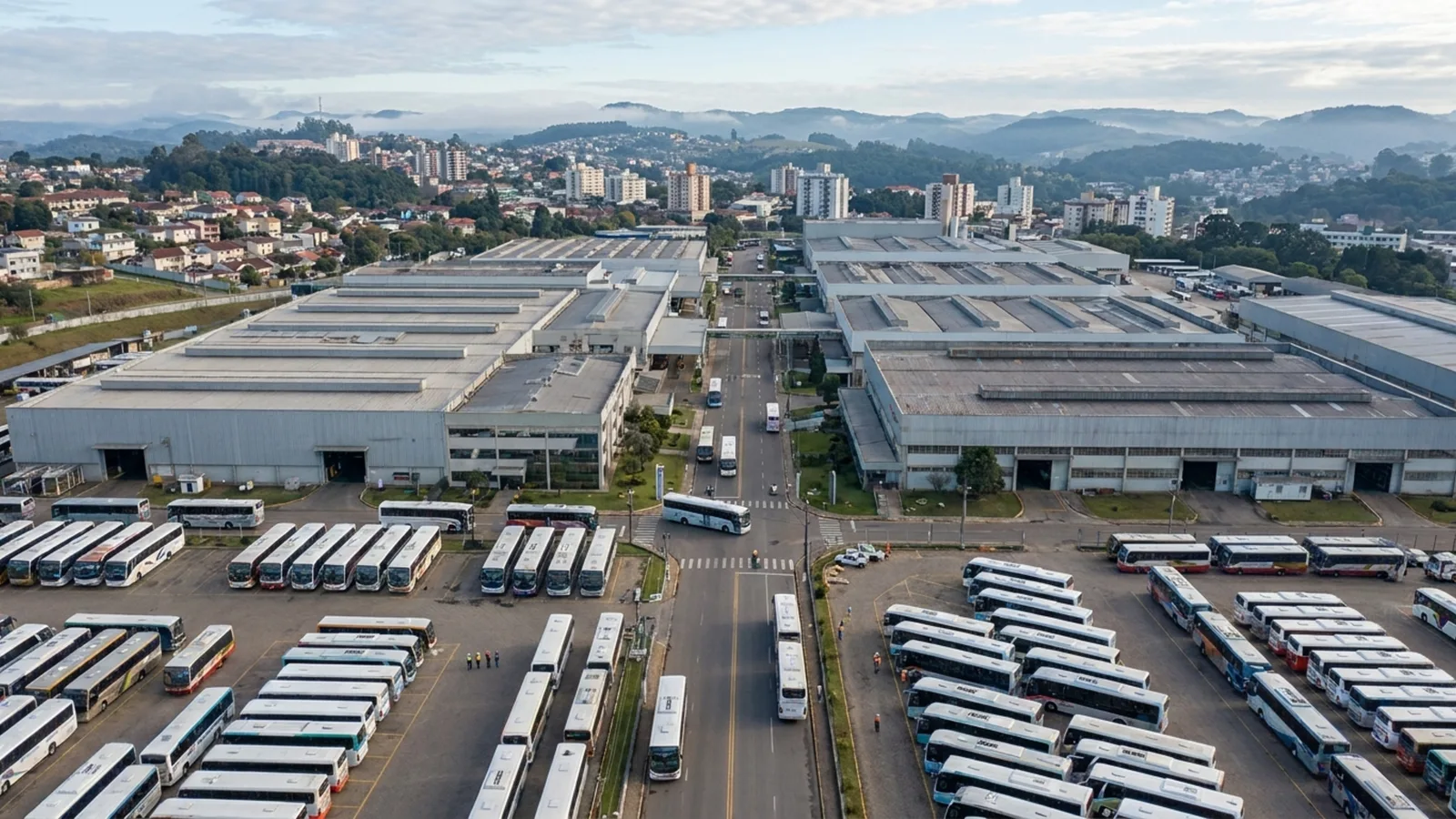 Caxias do Sul une indústria de ônibus, imigração italiana e tradição da uva