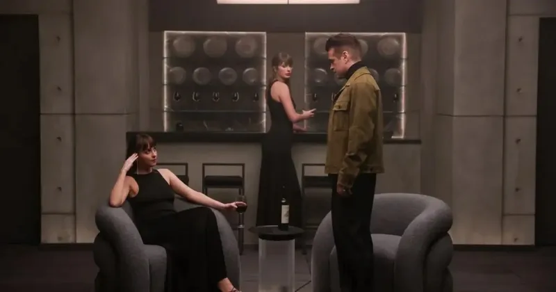 Taylor Swift apresenta novo clipe com Dakota Johnson e Colin Farrell