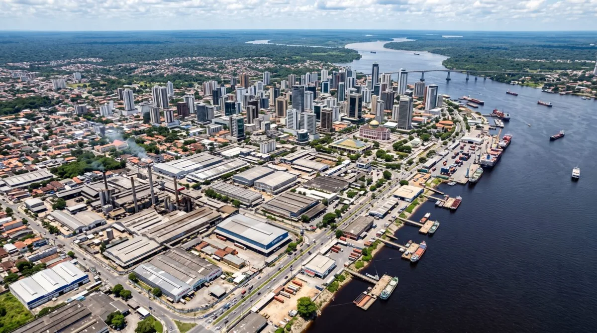 Manaus reúne rios, floresta e indústria no coração da Amazônia