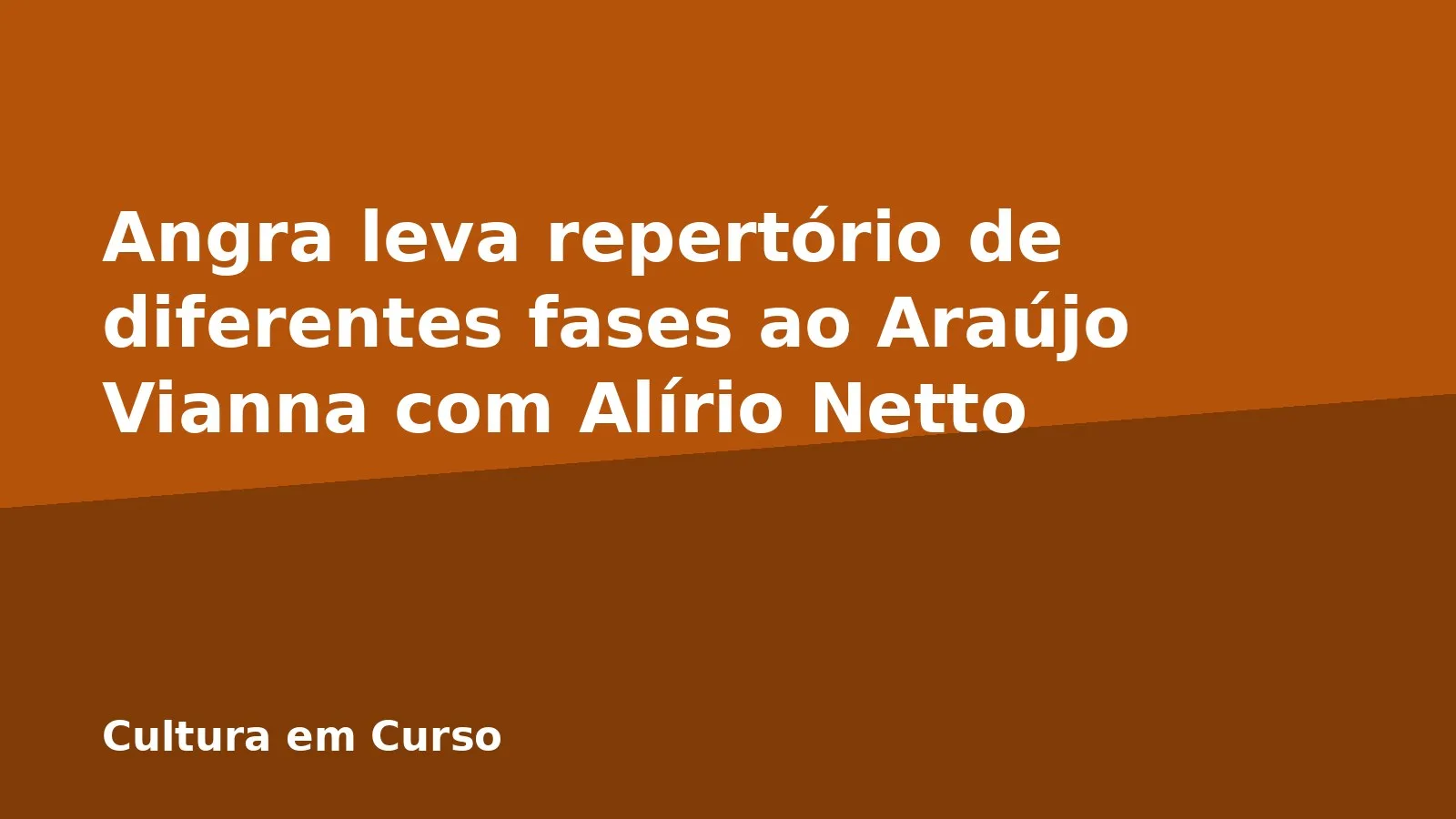 Angra leva repertório de diferentes fases ao Araújo Vianna com Alírio Netto
