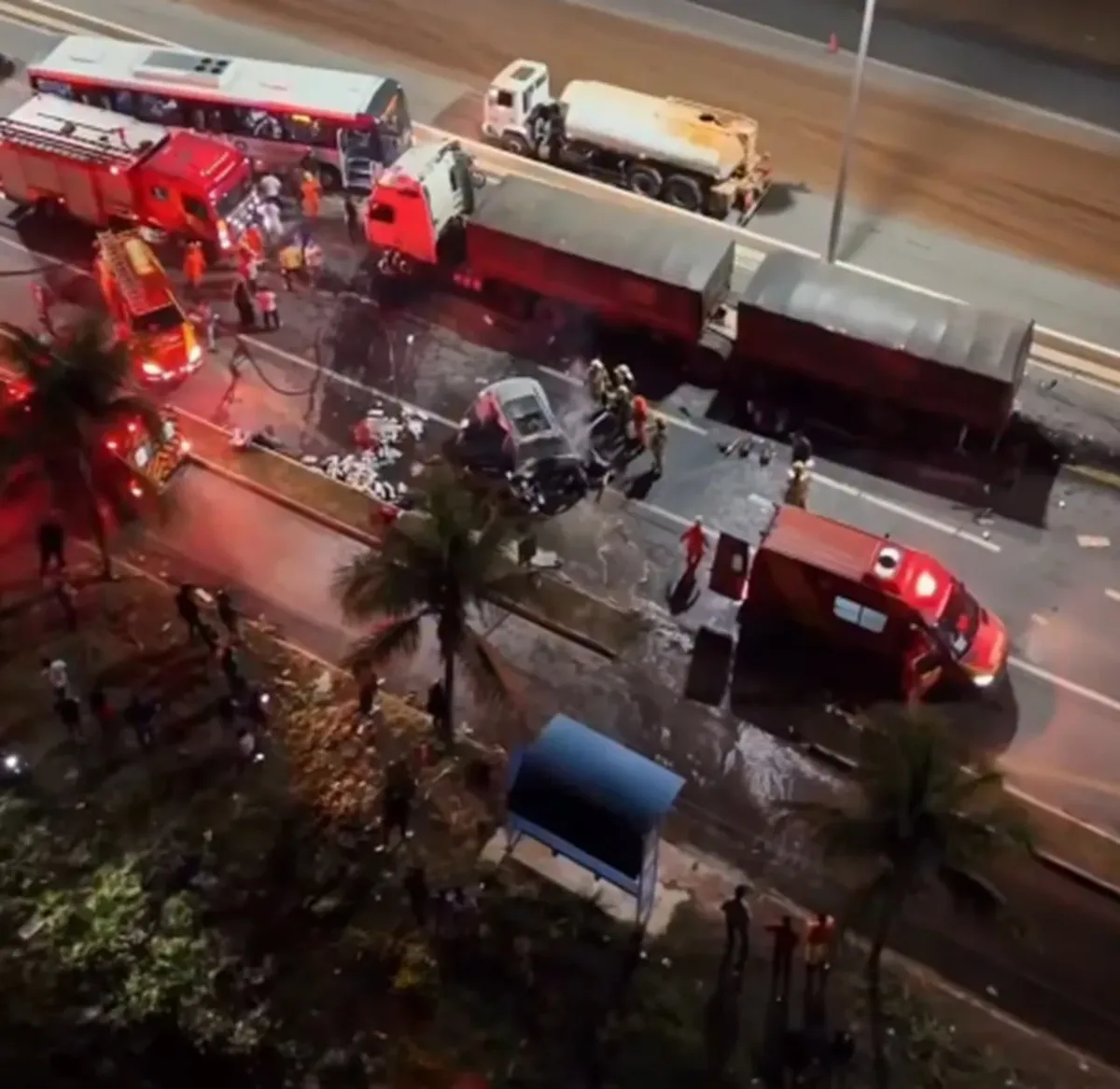 Trecho em obras da GO-020 tinha pista simples quando ocorreu acidente fatal