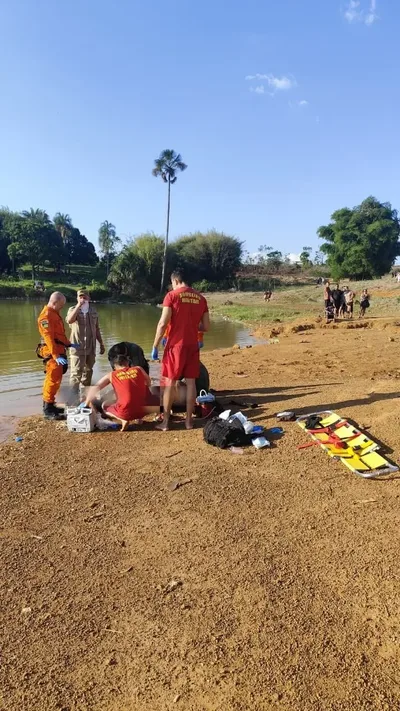 Homem morre após desaparecer em lago durante banho em Abadia de Goiás