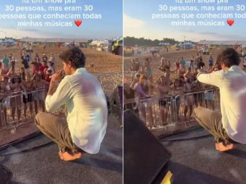 Nilson Neto destaca entrega em apresentação sob sol e calor em Mato Grosso