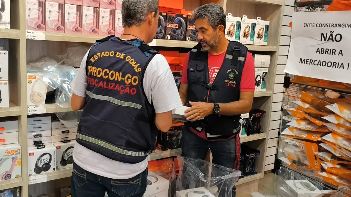 Lojas de Goiânia terão 20 dias para se defender após apreensão de produtos