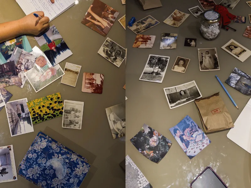 Oficina transforma fotografias em personagens e histórias no “Revirando Álbuns”