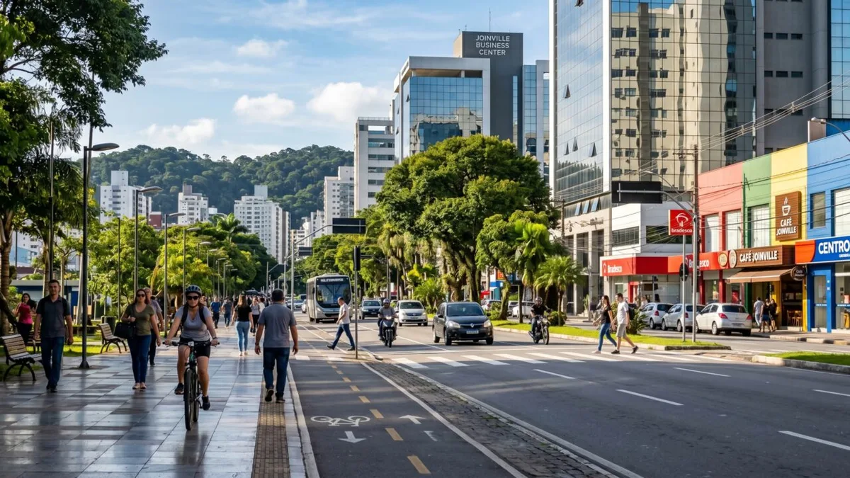 Joinville amplia escala urbana com indústria, empregos e logística portuária