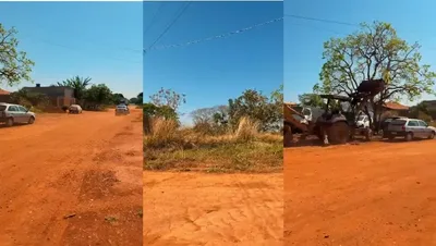 Levantamento técnico prepara projeto de asfalto na Vereda dos Buritis