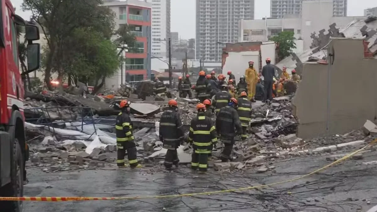 Desabamento em São Paulo deixa seis mortos e leva sócio de construtora à prisão