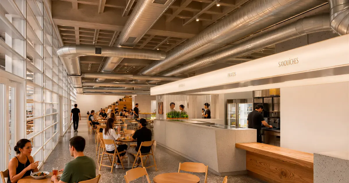 Mercado gastronômico terá 19 restaurantes no Conjunto Nacional