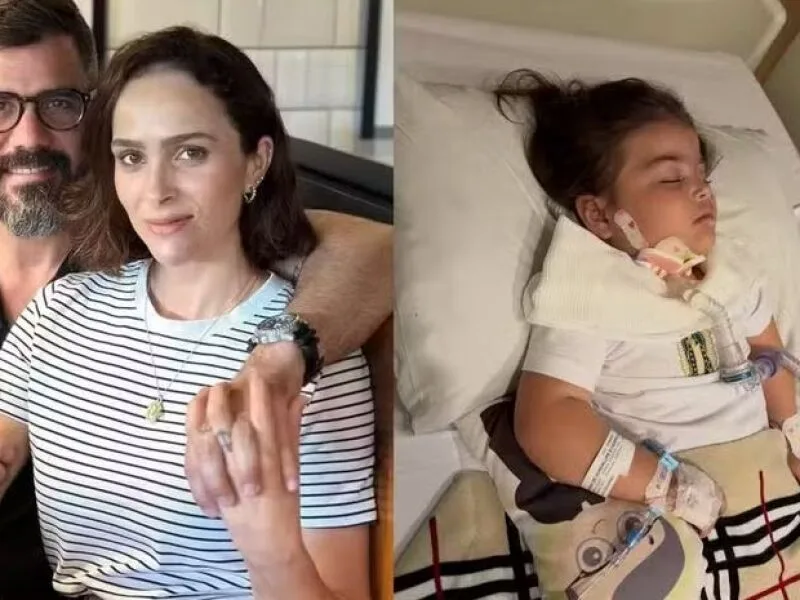Leticia Cazarré relata rotina da família durante internação de Maria Guilhermina