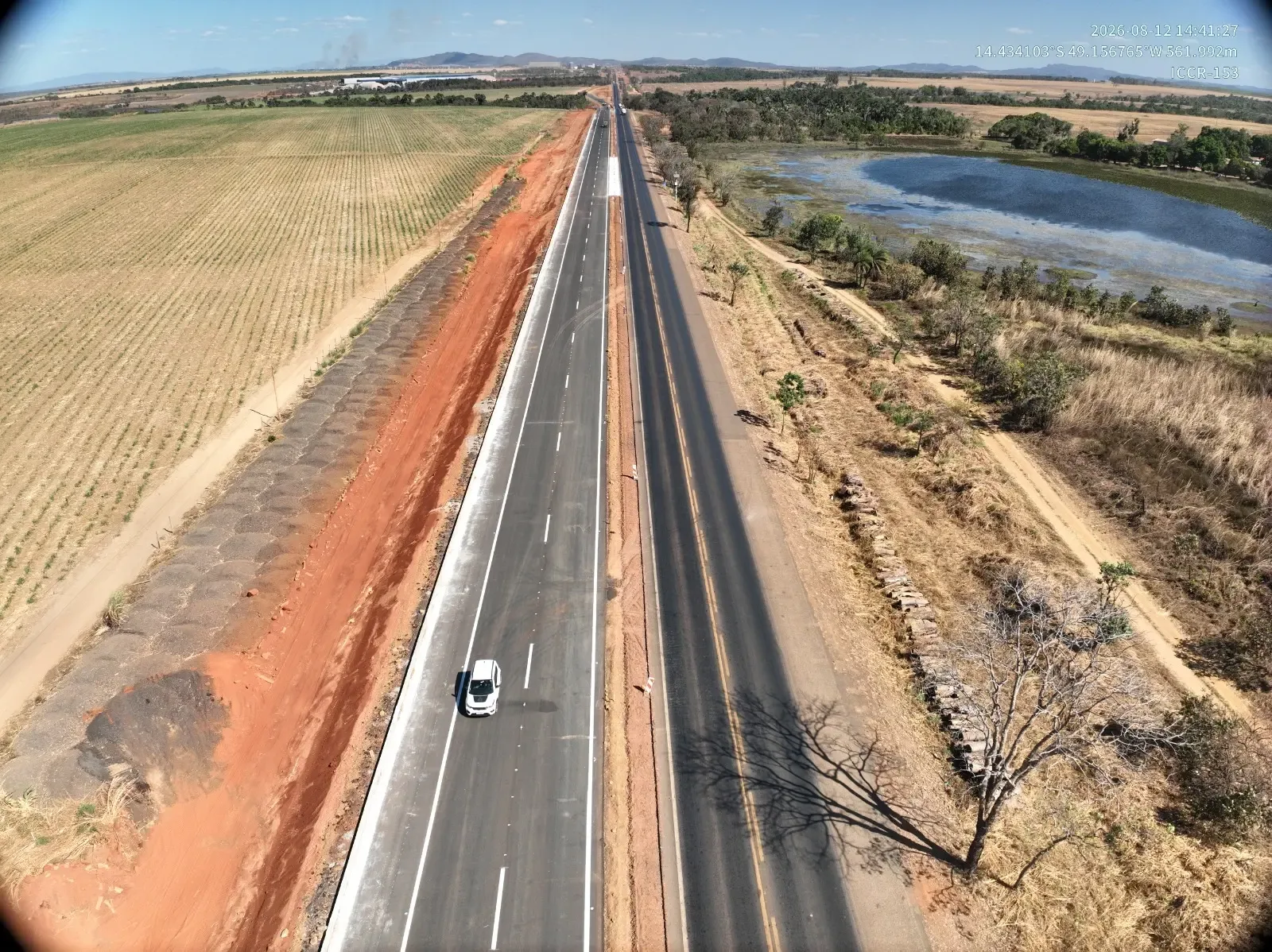Trecho duplicado da BR-153 em Uruaçu começa a receber tráfego